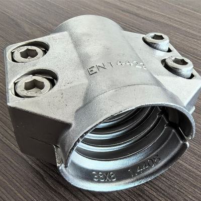 스톨 및 견과류가 있는 스테인리스 스틸의 튜브 픽팅용 안전 클램프