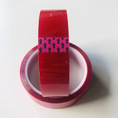 낮은 표면 에너지 애완 동물 영화 실리콘 접착 테이프 0.055mm 간격 10mm - 500mm 폭