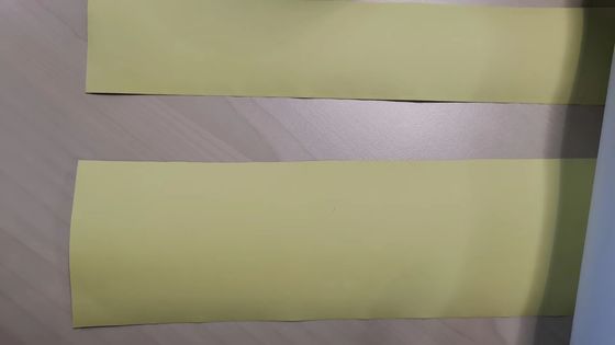 쉬운 방출 실리콘 황색 색깔 방출 종이를 가진 방수 알루미늄 호일 테이프