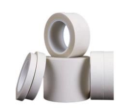 흰색 25mm PTFE 단열 테이프 H급 온도용 실리콘 접착제