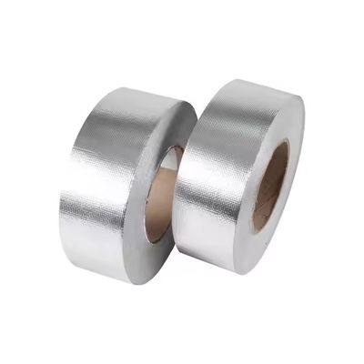 상업용 난연 알루미늄 유리 섬유 천 테이프 용제 아크릴 접착제 단열용