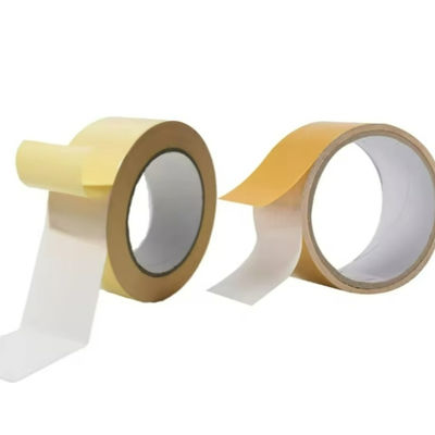 양면 BOPP 테이프, 두께 90um, 점착력 14 N/25mm, 인장 강도 70 N/25mm