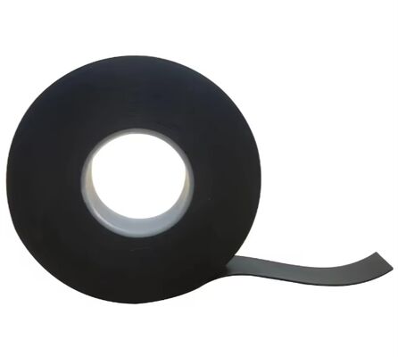 Black Self-fusing Rubber Splicing Tape 0.76mm Thickness